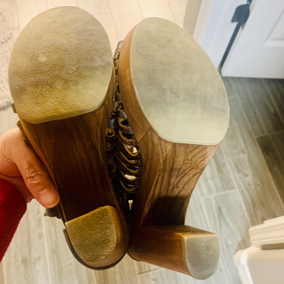 Brown Leather Booties - Picture 5 of 9